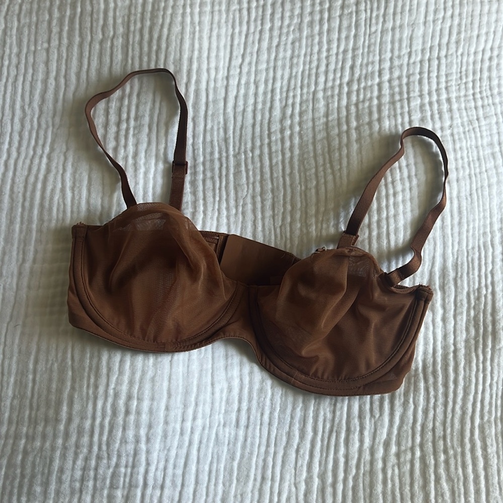 Skims Wire Bra Mash Nude 32C